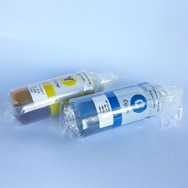 Mực in màu nước UV DYE REFILL INK 100ml - loại không phai!