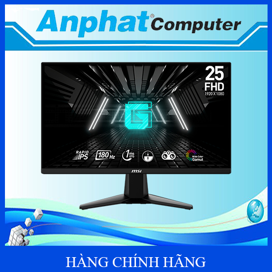 Màn hình LCD MSI G255F (24.5inch/FHD/IPS/180Hz/1ms) - Hàng Chính Hãng