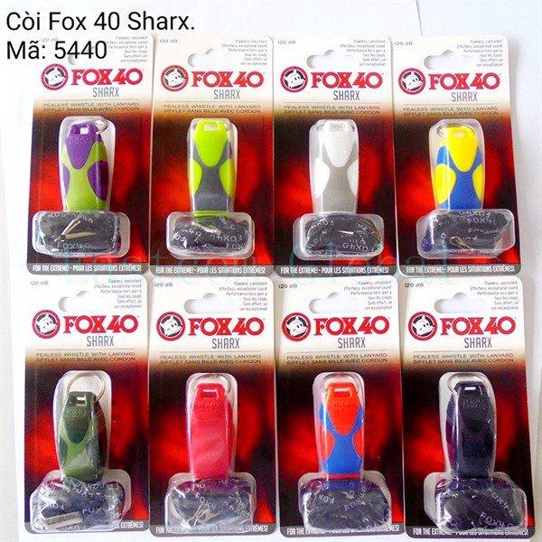 CÒI TRỌNG TÀI FOX 40 SHARX - (Dễ sử dụng, vang, âm thanh truyền xa)