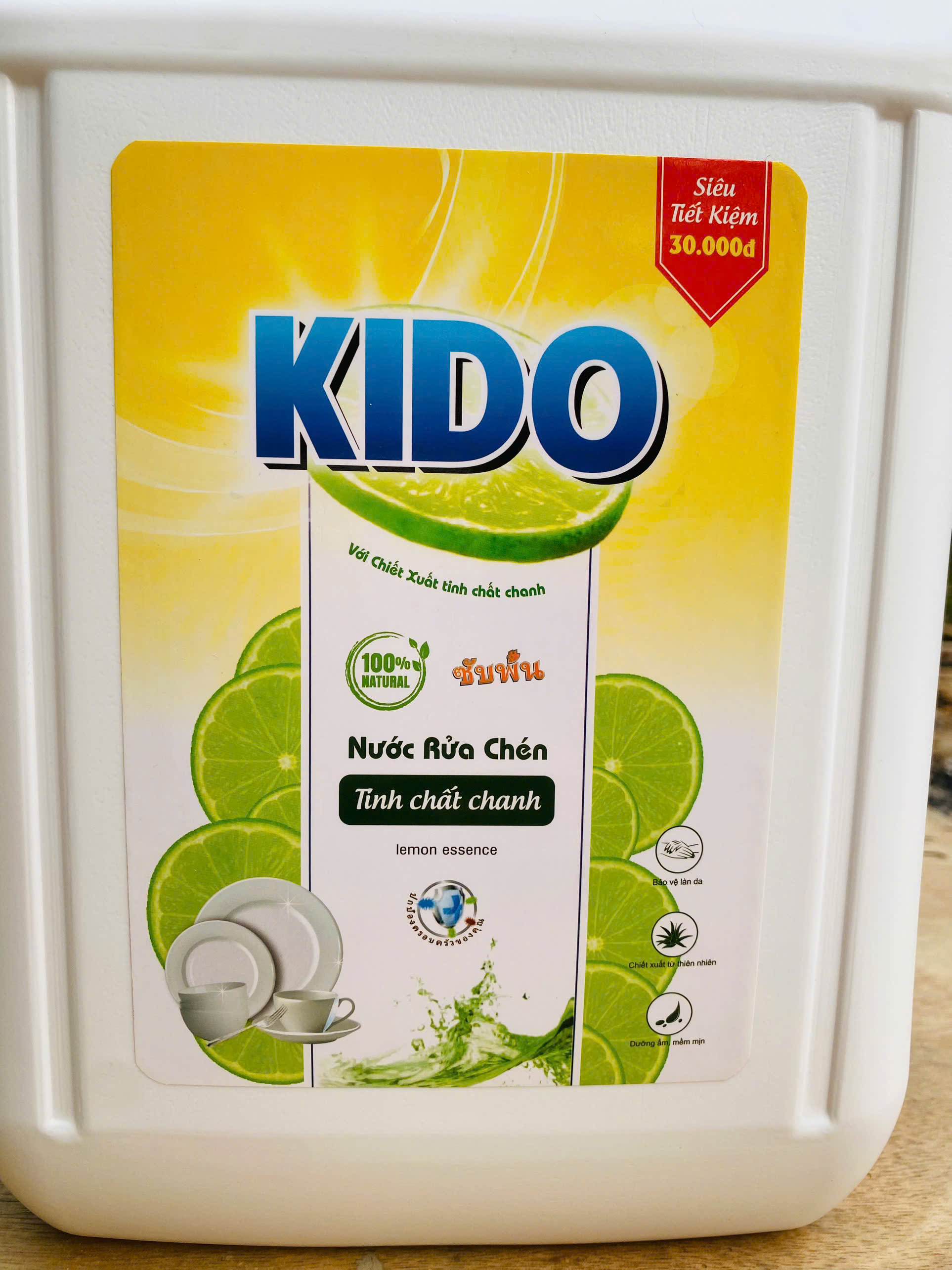 Nước Rửa Chén Kido Hương Chanh 10 Lít – Giải Pháp Hoàn Hảo Cho Bữa Ăn Cả Gia Đình