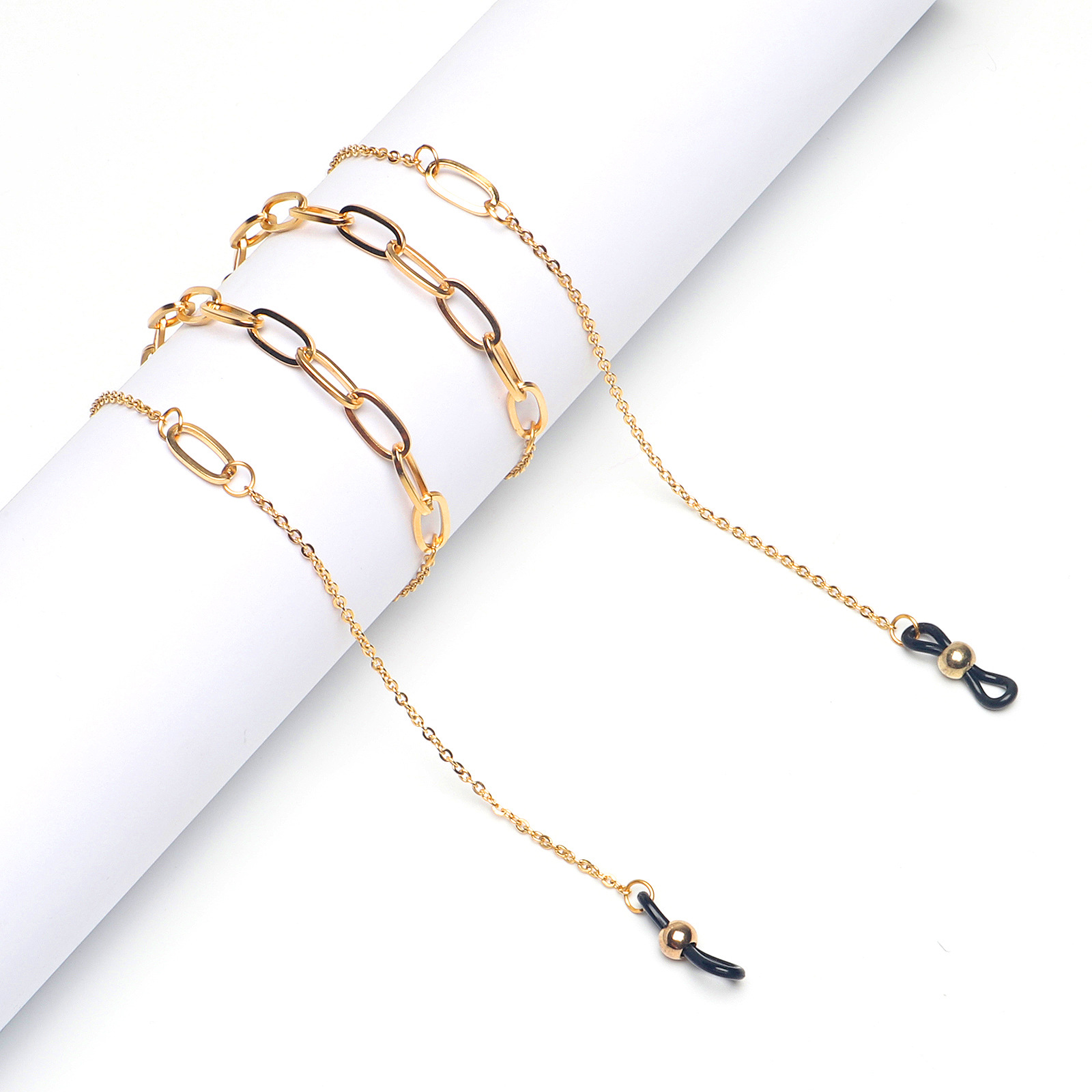 Dây xích đeo mắt kính xích titan thời trang cá tính nổi bật ấn tượng, dây đeo khẩu trang chống lạc đa năng