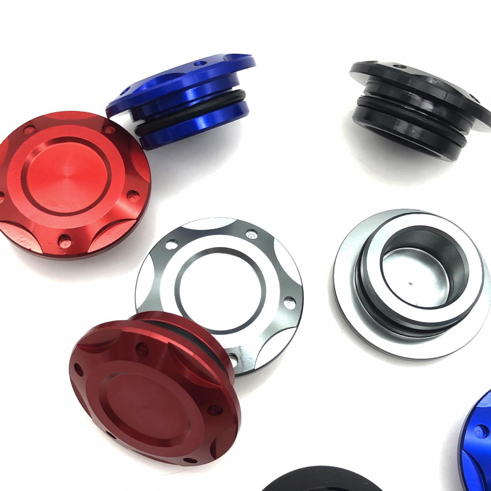 2x Motorcycles Engine Oil Filler Cap, Motorcycle Oil Filler Cap Screw ,Transmission Tank Cover for   , - Accessories