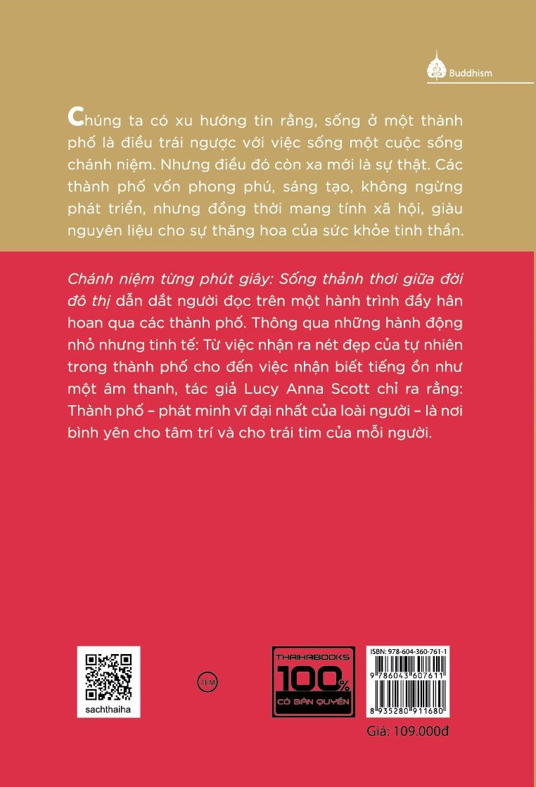 Cuốn sách: Sách - Chánh niệm trong từng phút giây - Sống thảnh thơi giữa đời đô thị