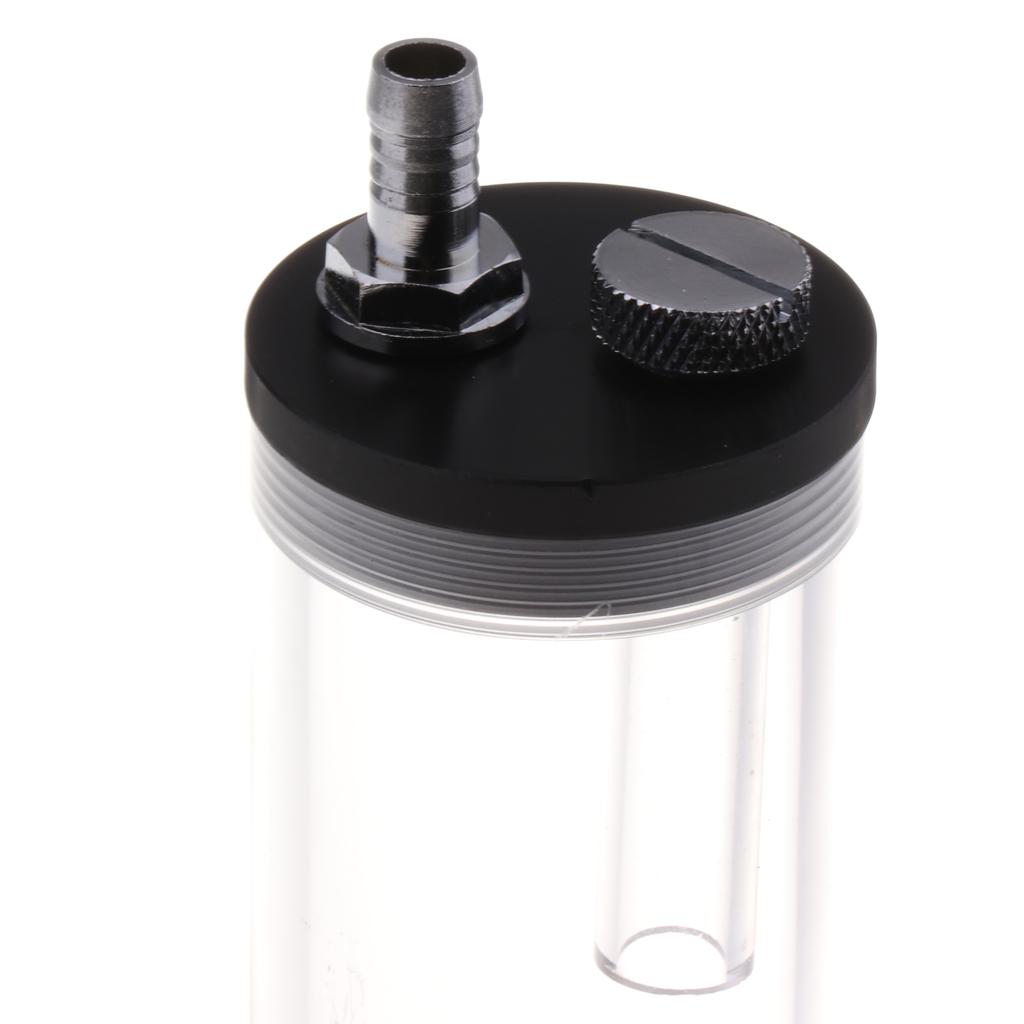 Cylinder Water Tank +G1/4 Thread 19W Pump Computer Water Cooling Radiator