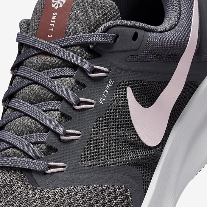 Giày chạy bộ Nữ NIKE W NIKE RUN SWIFT 3 - IRON GREY/PLATINUM VIOLET-SMOKEY MAUVE - 8 US