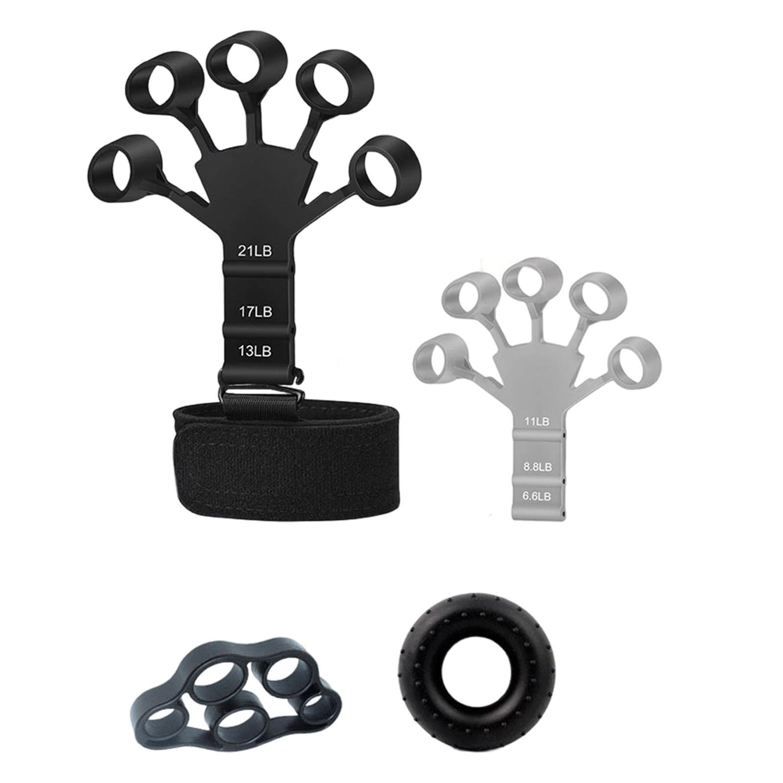 Hand Grip Strengthener Set Hand Grip Trainer 3Pcs Finger Exerciser Stretcher