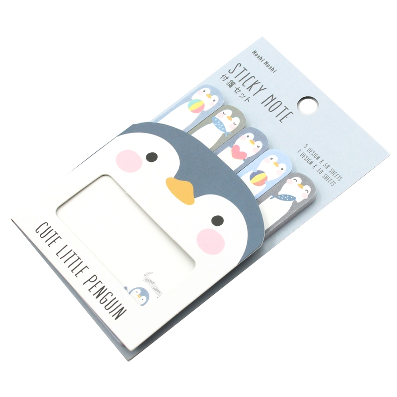 Giấy Note Moshi Moshi 029 - Mẫu 6 - Chim Cánh Cụt