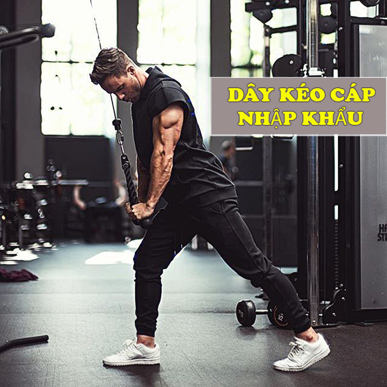 [ CHÍNH HÃNG ] Dây kéo tạ cao cấp