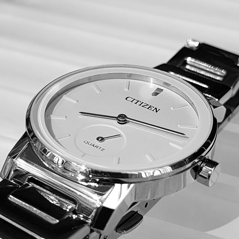 Đồng Hồ Nữ Citizen Dây Thép Không Gỉ EQ9060-53A - Mặt Trắng