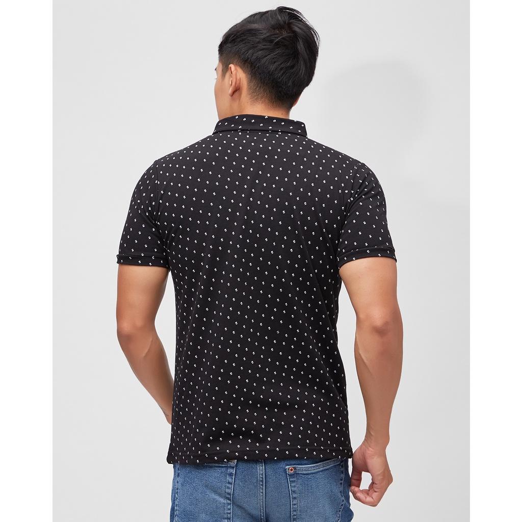 Áo thun nam màu đen F2 Fashion & Freedom - TC301 ĐEN