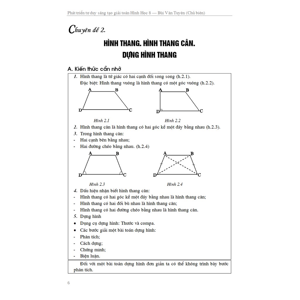 Sách - Phát Triển Tư Duy Sáng Tạo Trong Giải Toán Hình Học 8