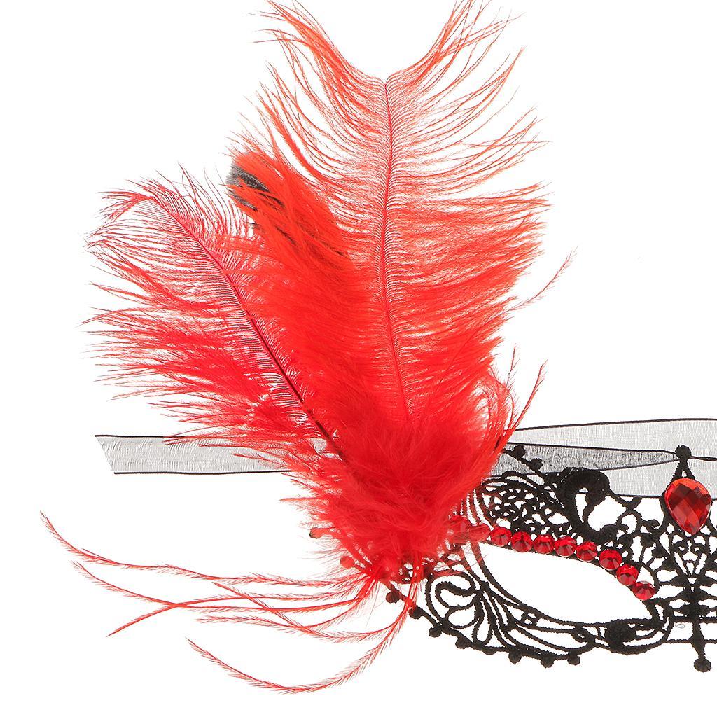 Sexy Black Lace Ball Costume Fancy Dress Venetian Eye Mask Masquerade 4