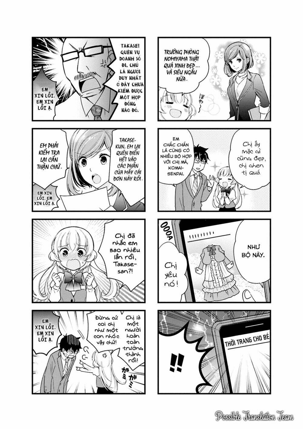 senpai nhỏ nhắn của tôi rất dễ thương chapter 6 4