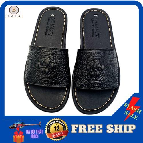 DÉP NAM QUAI NGANG DA BÒ NTB122 KHÂU ĐẾ BAO CHẮC CHẮN BAO ĐI MƯA