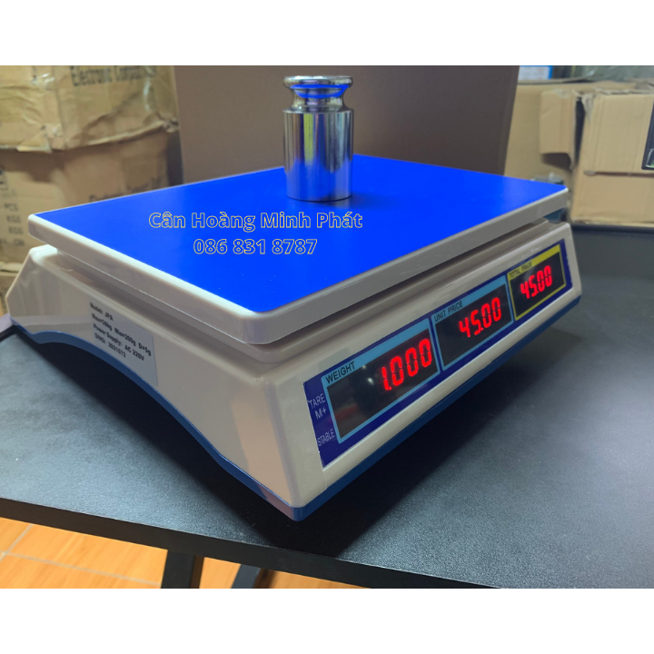 Cân Điện Tử Nhật Bản JPA Tính Tiền Tự Động 30kg/5g - Chính Xác Cao