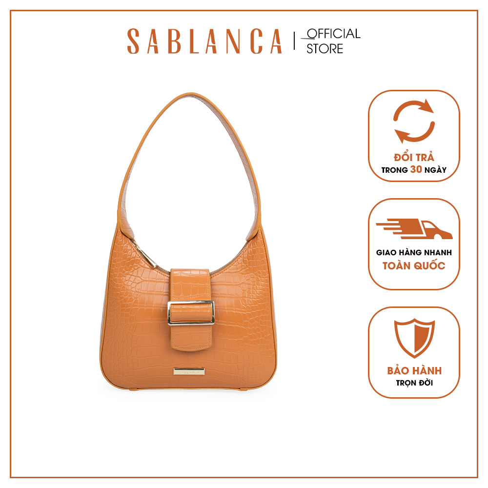 Túi đeo vai nữ phối khóa kim loại SABLANCA HB0157