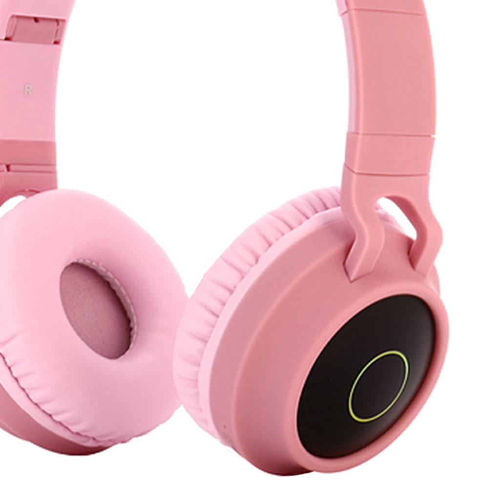 Bluetooth Headset Foldable Over The Ear Stereo Headphone Microphone Mic New