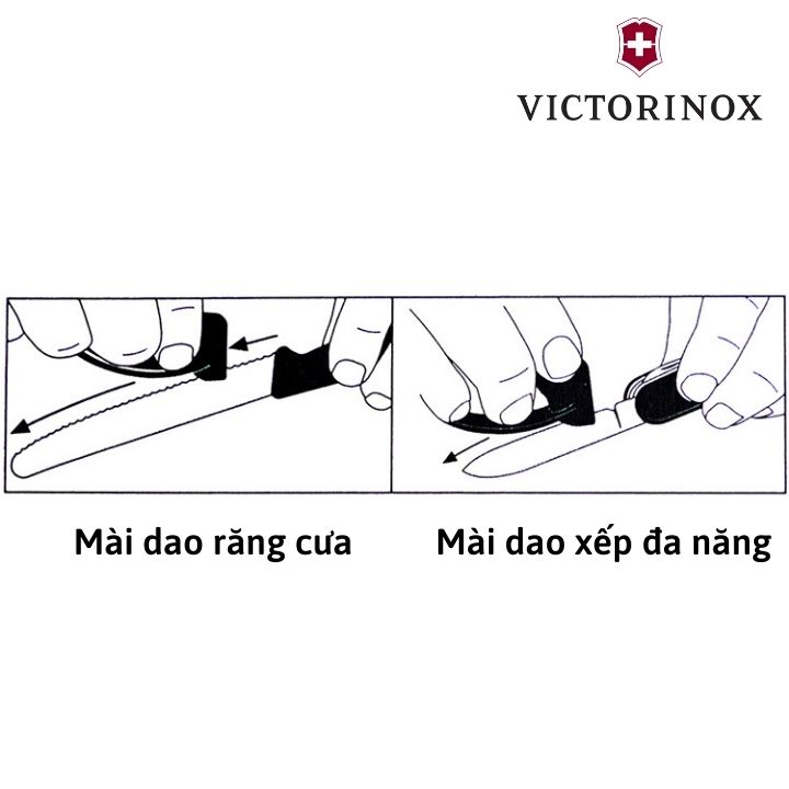 Dụng Cụ Mài Dao Răng Cưa, Mài Dao Xếp Đa Năng Victorinox - Thụy Sỹ