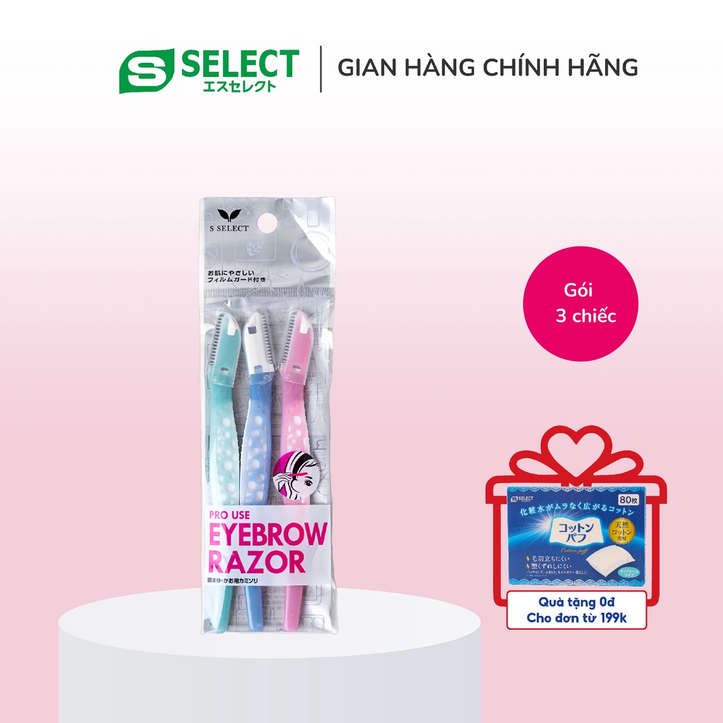 DAO CẠO LÔNG MÀY S SELECT PRO USE EYEBROW RAZOR