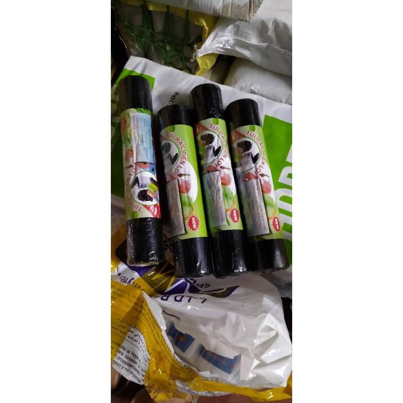 Combo 2 cuộn 1kg túi đựng rác tự phân hủy