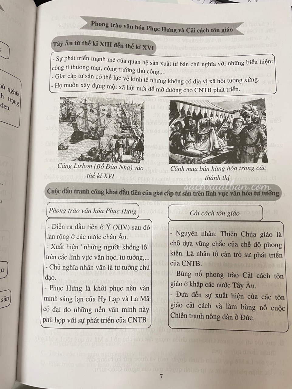 Sách Đề kiểm tra đánh giá năng lực môn Lịch Sử - Địa lí Lớp 7 - Phần Lịch Sử