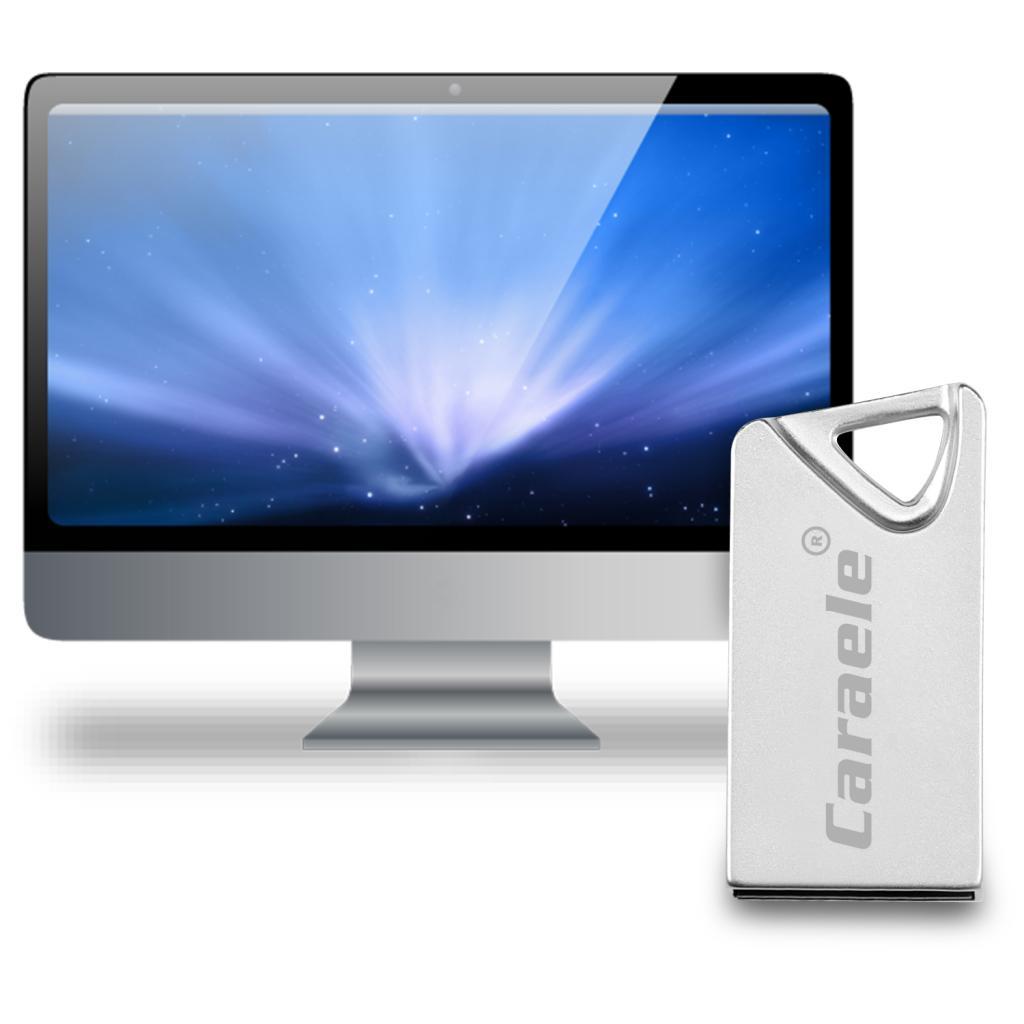 Metal USB2.0 Flash Drive Memory Disk Waterproof High Speed Shockproof