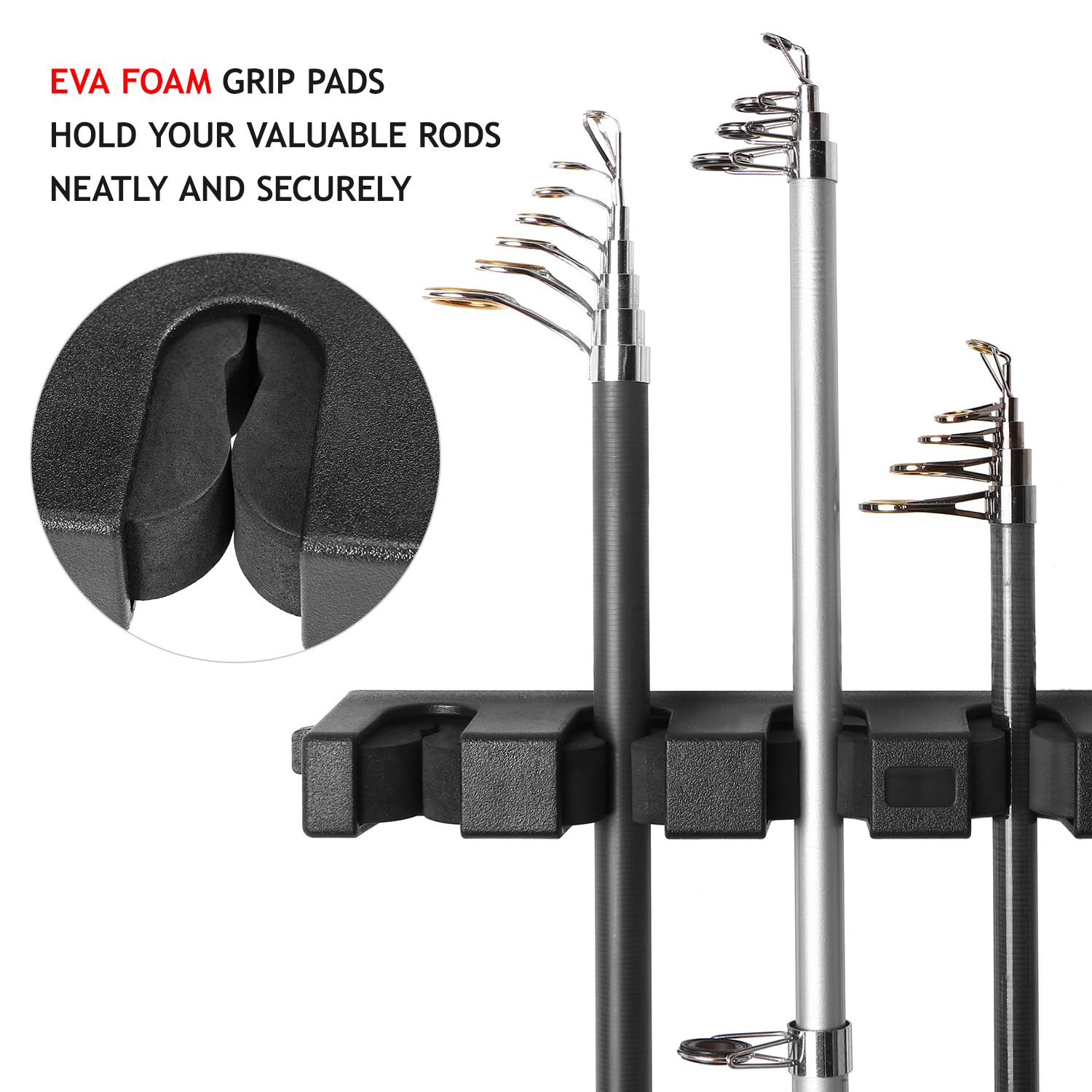 Giá đỡ cần câu cho 6 cần câu