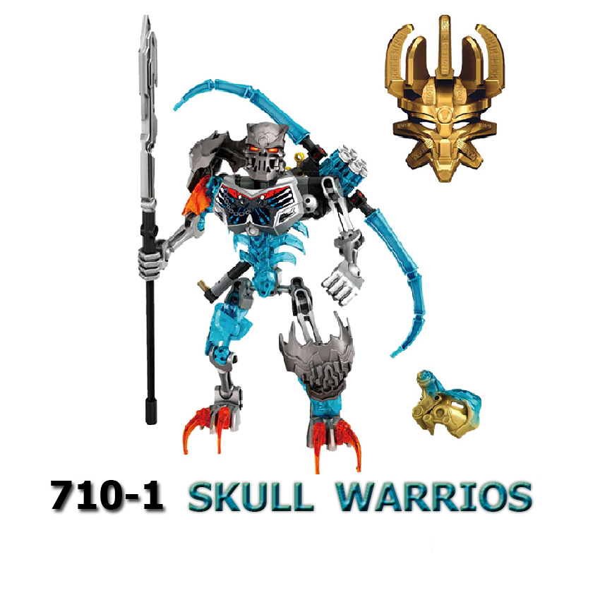 Bộ sưu tập đồ chơi lắp ráp Bionicle 710-1 Skull Warrios (102 chi tiết)