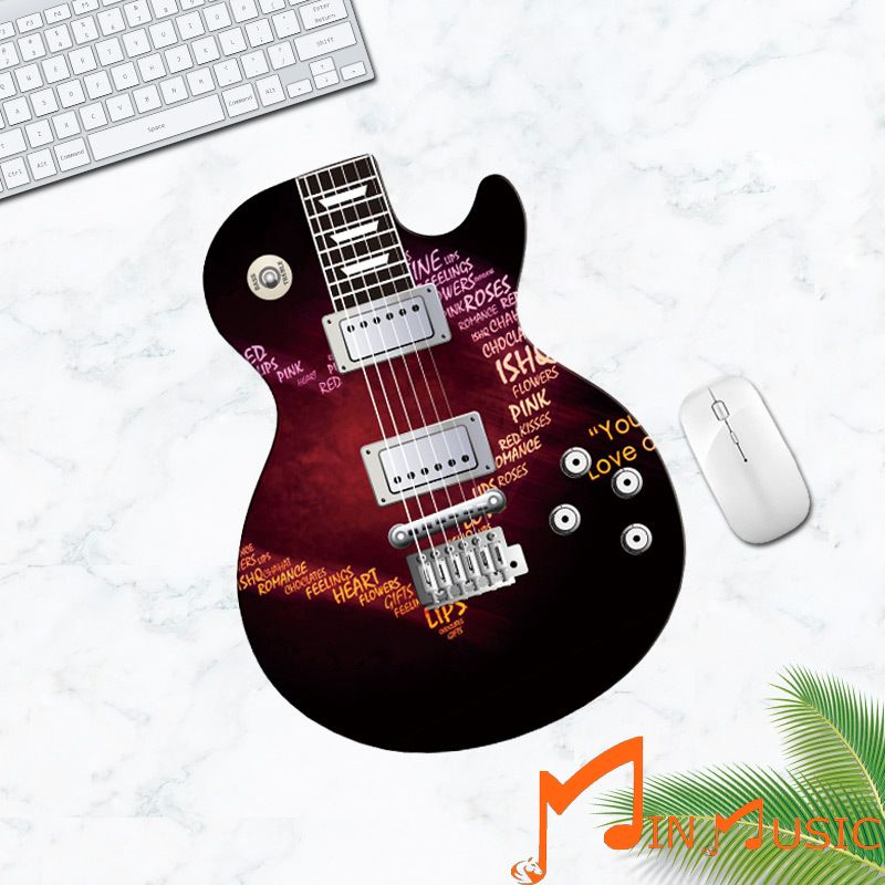 Miếng Lót Chuột, Pad Chuột Cỡ Lớn Chống Nước, Bàn Di Chuột hình Guitar độ dày 3 mm I Mouse Pad Guitar