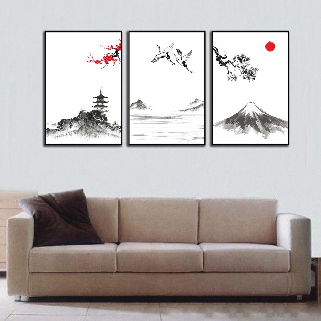 Tranh treo tường cổ điển khung A4 sang trọng
