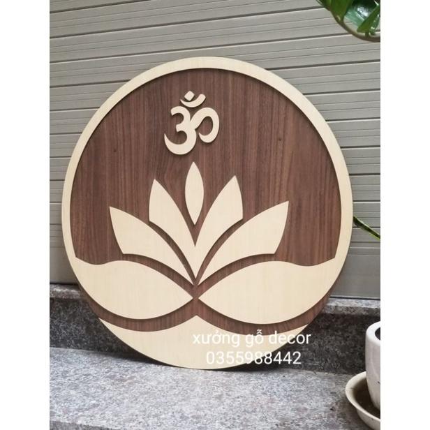 Tranh Decor Treo Tường Gỗ Liên Hoa Trí Phòng Thiền , Yoga ...