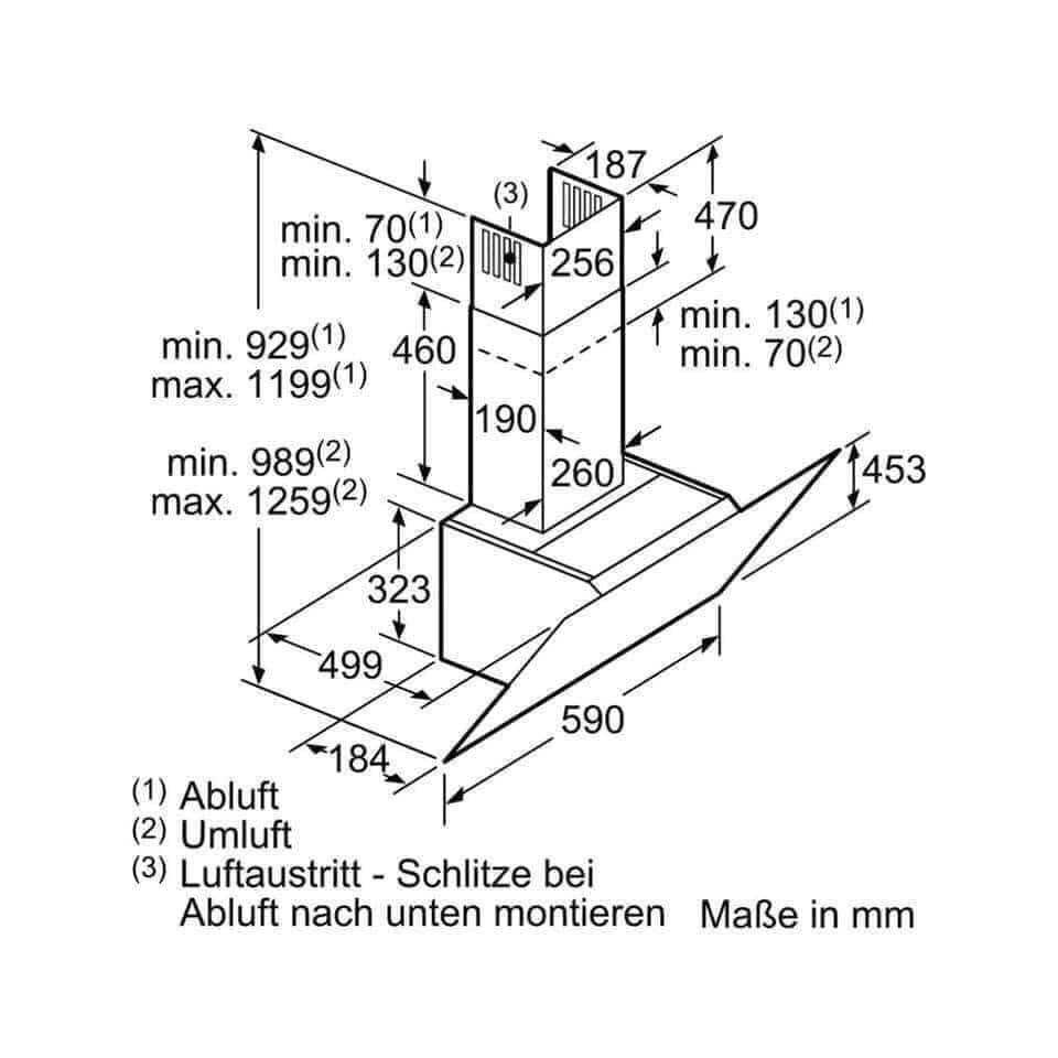 Máy Hút Mùi BOSCH DWK67JM60, 4 Chương Trình, Độ Ồn Thấp, Tự Động Ngắt, Tiết Kiệm Điện, Made In Germany, Hàng Chính Hãng