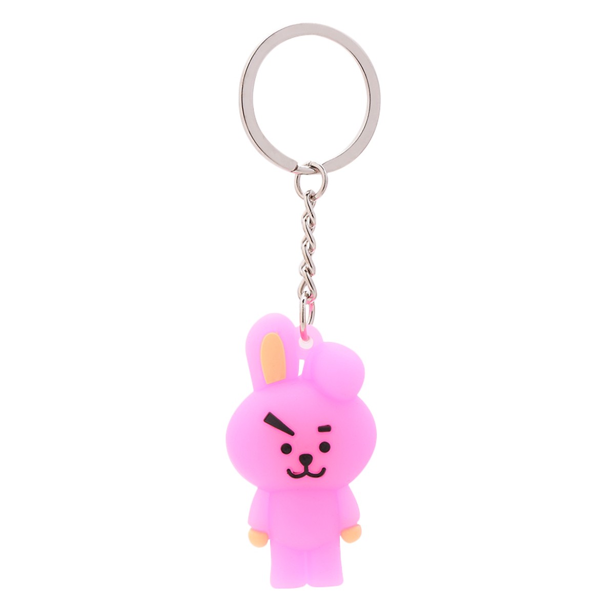 Móc Khóa Nhựa Hình Nhân Vật BTS BT21 - Thỏ Cooky