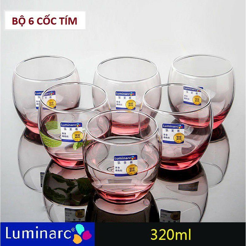 BỘ 6 CỐC THỦY TINH TRỨNG LÙN LUMINARC 320ml