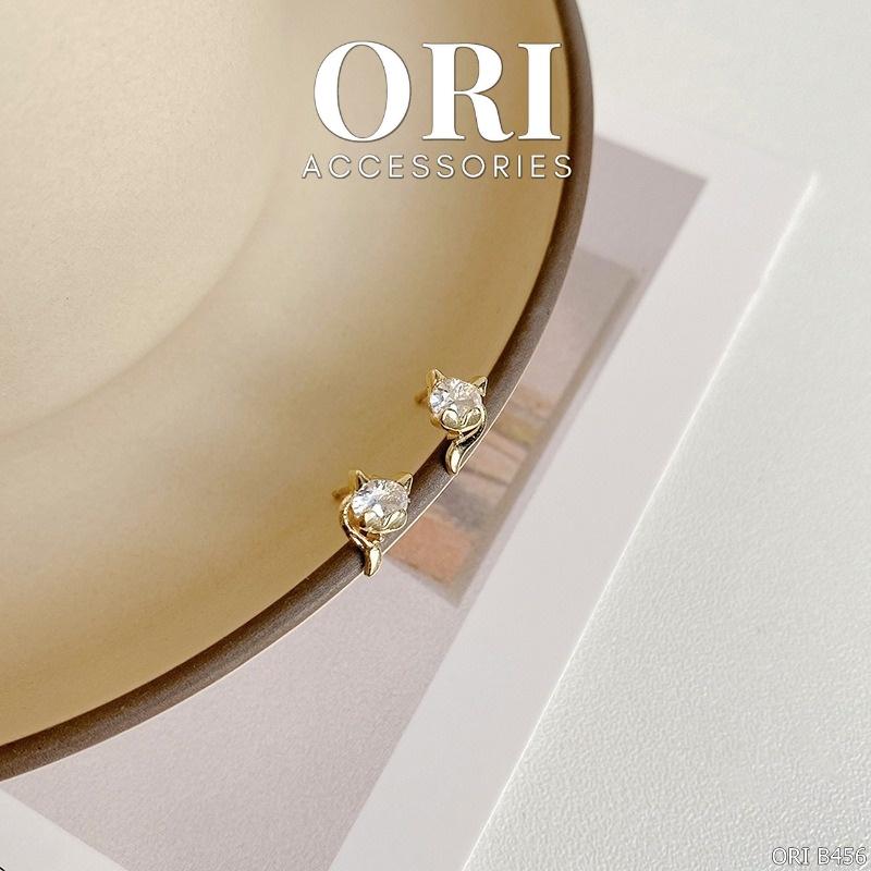 Bông tai dáng nhỏ Cáo Aneurin xinh xắn thời trang ORI ACCESSORIES B456