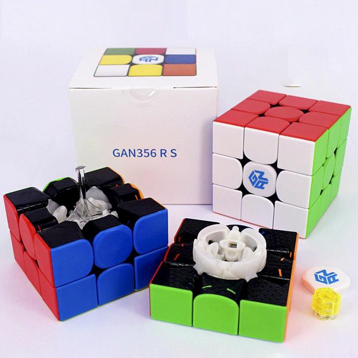 Rubik Gan 356 Rs cao cấp 3x3 stickerless hàng xịn xoay mượt