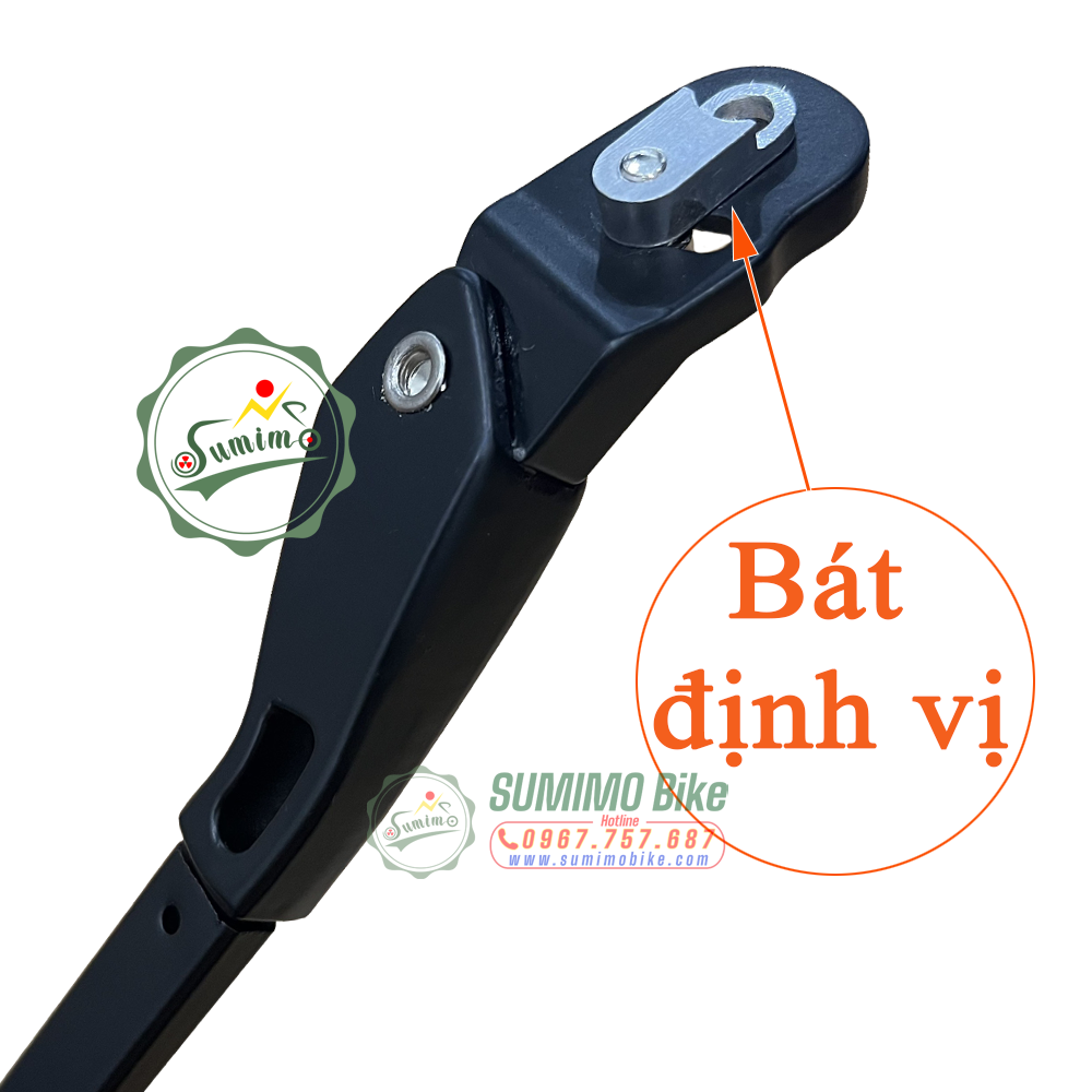 Chân chống bắt ty bật có bát định vị và tuỳ chỉnh độ cao
