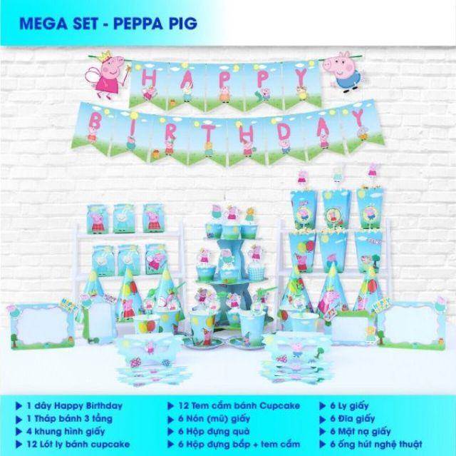 SET MEGA TRANG TRÍ SINH NHẬT HEO