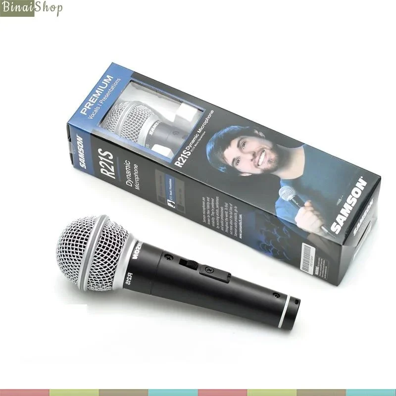 Samson R21S - Micro Dynamic Cho Thu Âm, Karaoke Gia Đình - Hàng chính hãng