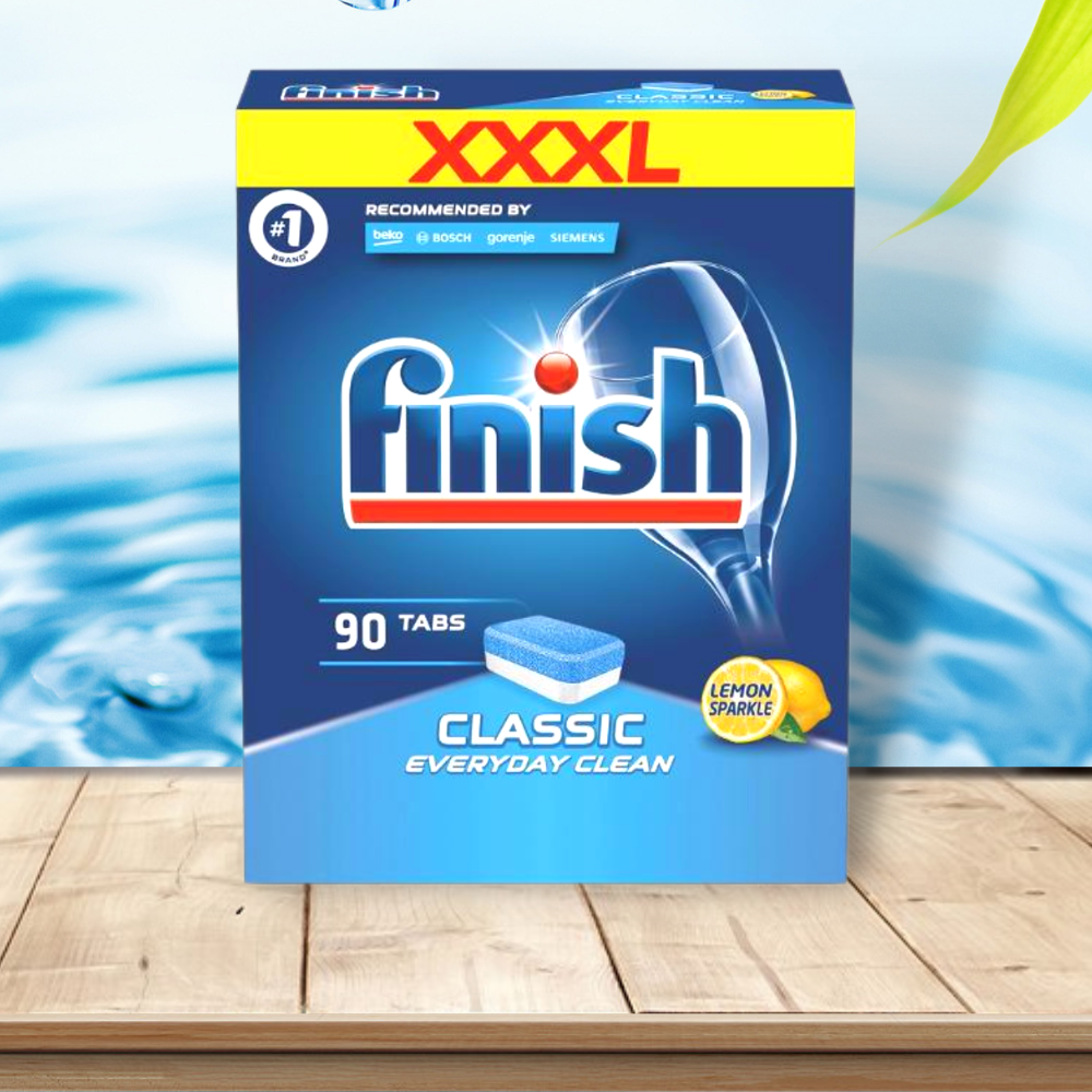 Hộp 100 viên rửa chén Finish Classic Dishwasher Tablets PTT025445