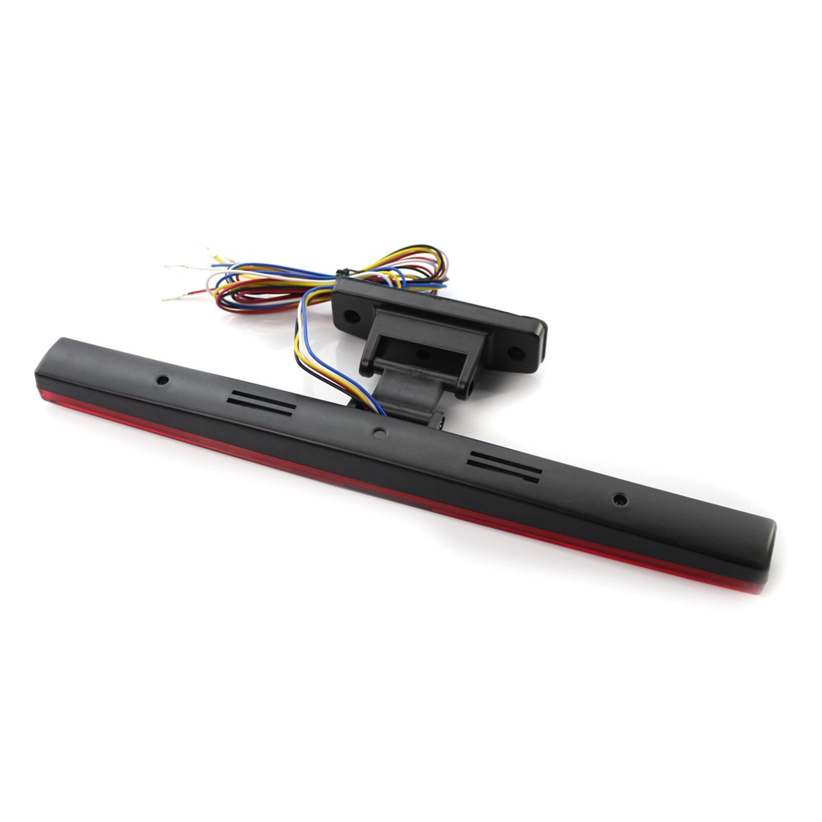 Auto High Mount Brake Light Universal Stop Lamp Tail Lights Center Rear Light Assemblies Signal Lamp Replacement Safty Driving Accessories