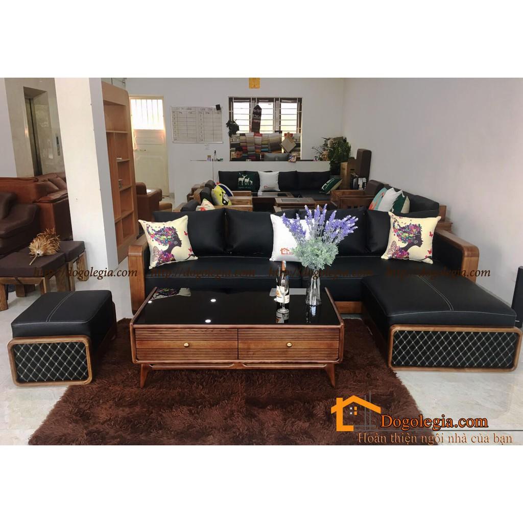 Mẫu Sofa Gỗ Trần Trám Độc Đáo Tại Lê Gia SG235