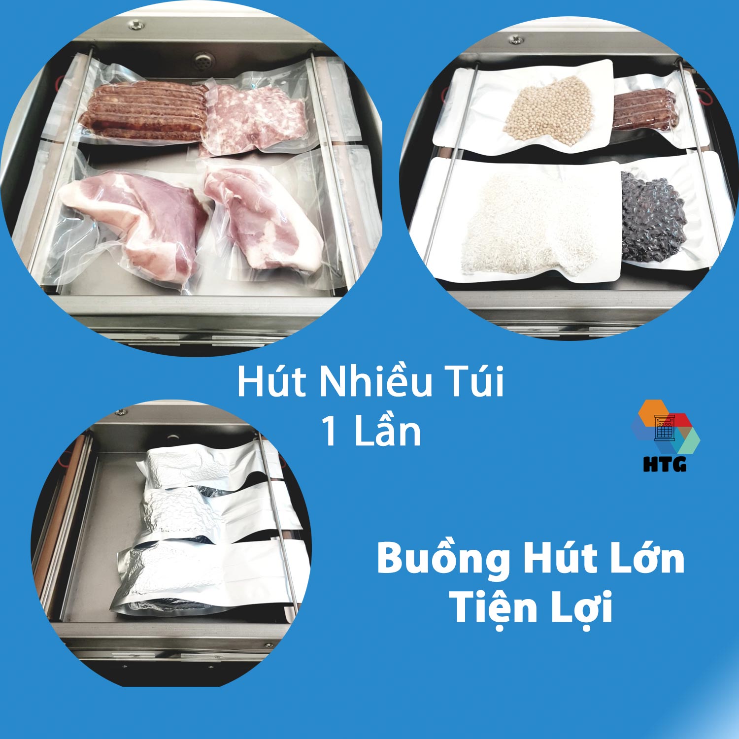 Máy hút chân không Shineye P420-2D ứng dụng thương mại,hút nhiều túi 1 lần, buồng hút lớn và sâu, đường hàn lớn đôi, Inox Bền Bỉ, công suất lớn, Độ Chân Không Kiệt Quệ -1Mpa, Hàng Chính Hãng