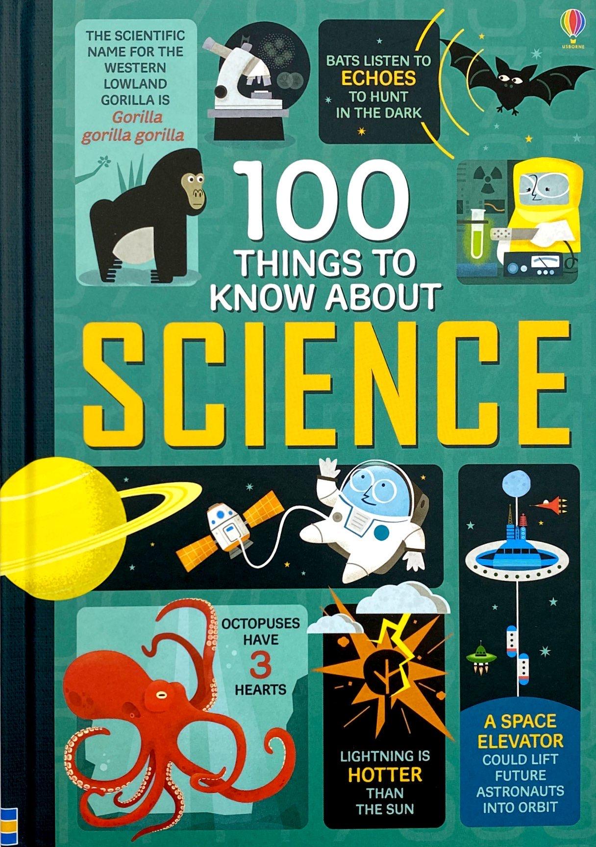Sách Usborne 100 Things to know about Science