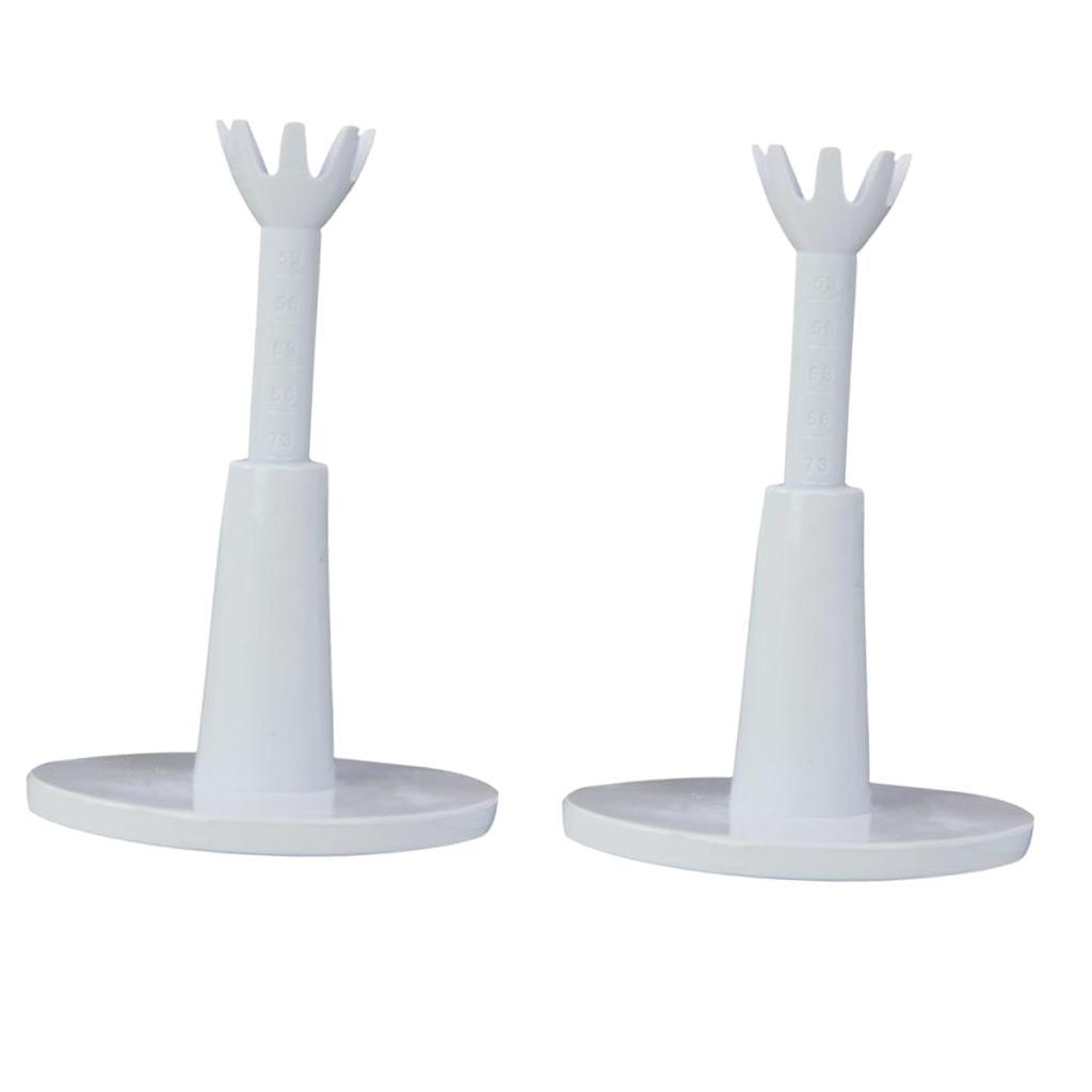 2X Rubber Golf Tees Holder for Golf Driving Range Tee Practice Accessories