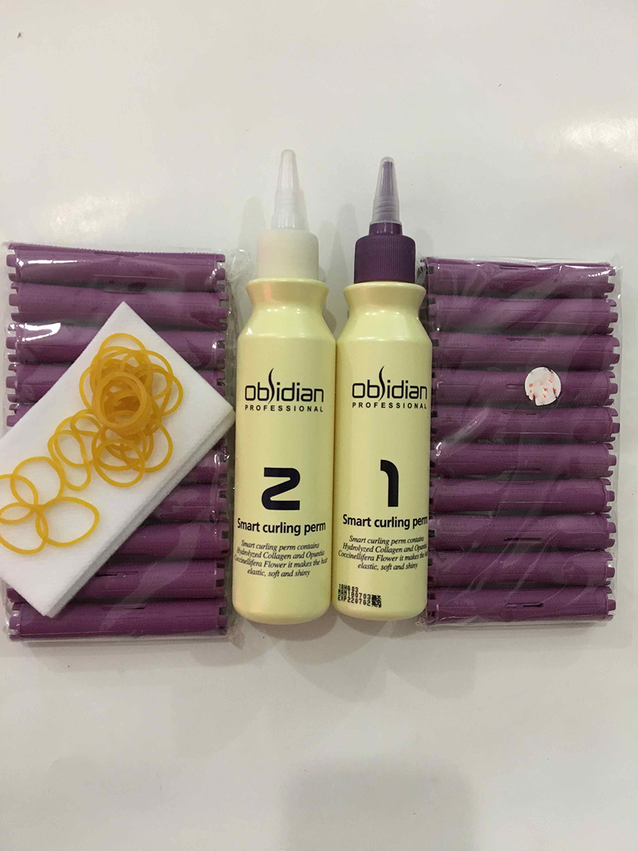 Thuốc uốn tóc 3D Obsidian Professional Smart Curling Perm Hàn Quốc tặng kèm móc khoá