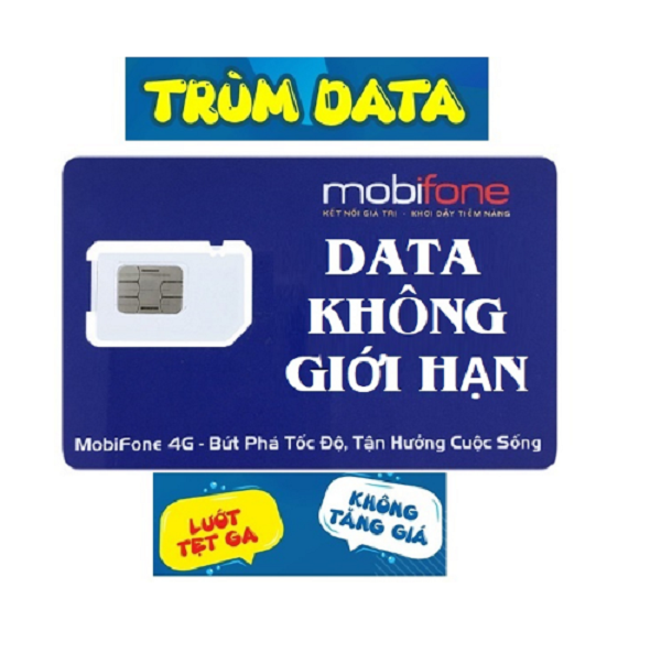 SIM 4G Mobifone FV99 TRÙM DATA 10 số (09)Tặng 30GB data, 2Mbps tiếp tục, LƯỚT WEB KHÔNG GIỚI HẠN