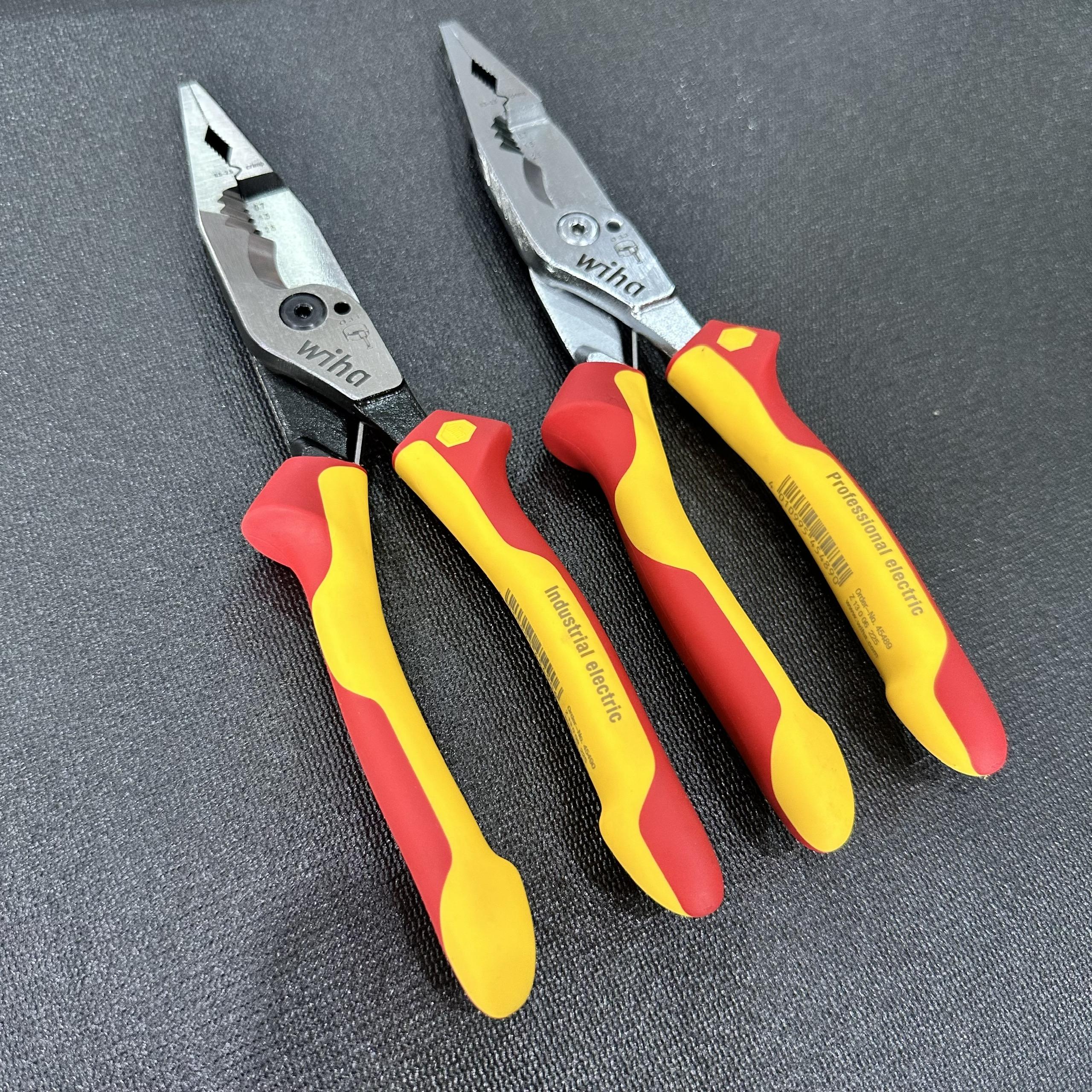 Bộ 2 Kìm Đa năng 8 trong 1 Wiha cách điện 1000V chuyên nghiệp 45490 &amp; 45489