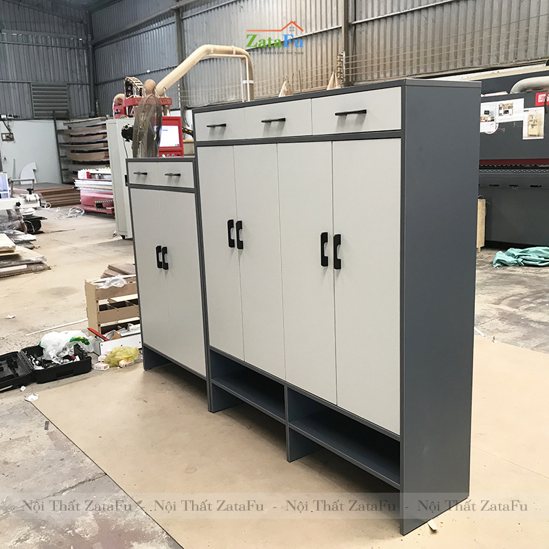 Tủ Giày Lớn Dùng Gỗ MDF Lõi Xanh Chống Ẩm TGIAY-10