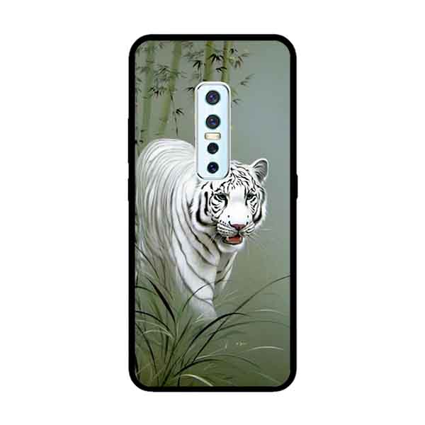 Ốp Lưng in cho Vivo V17 Pro Mẫu Nền Hổ Mẫu 4 - Hàng Chính Hãng